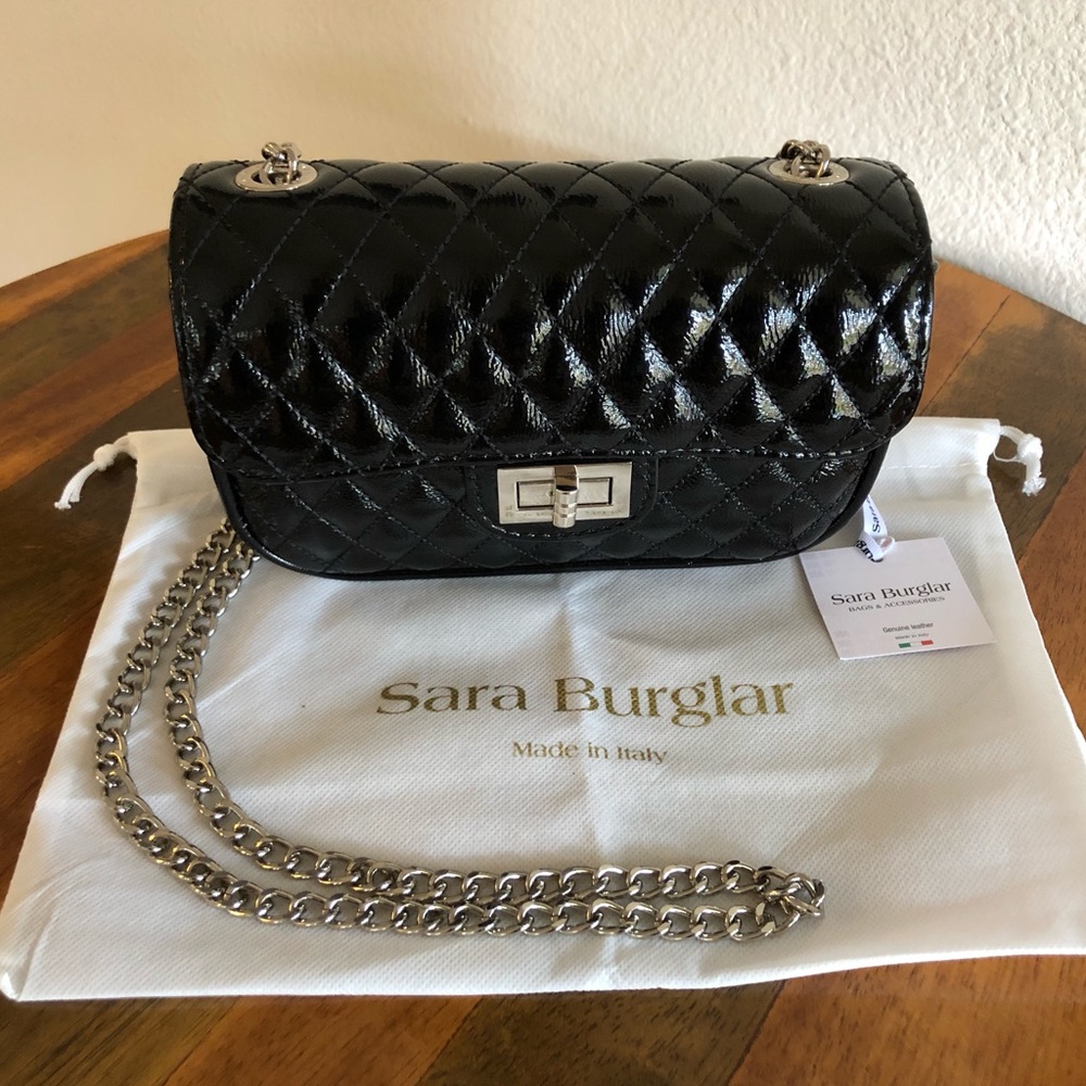 Sara Burglar Borsa Donna Leather Quilted Bag